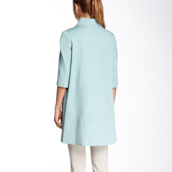 Yoana Baraschi Roman Tile Blue Swing Coat - Picture 2 of 8
